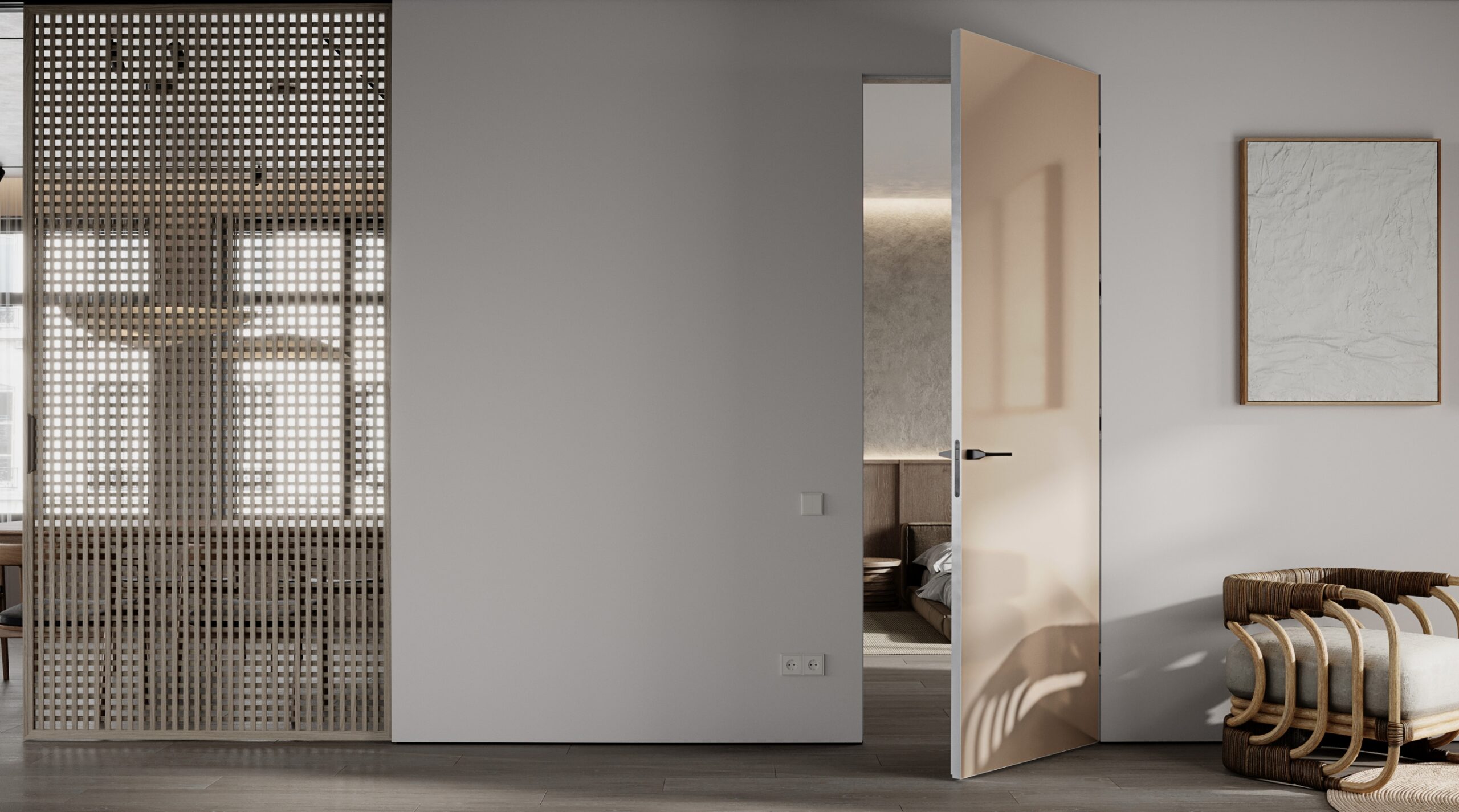 drzwi ukryte intiri zabudowy remont drzwi loft